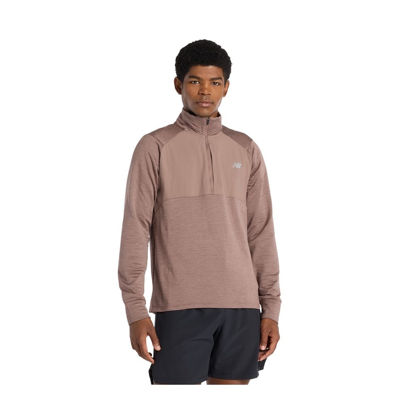 Maglia maniche lunghe Uomo RC Essential Heat Grid 1/2 Zip