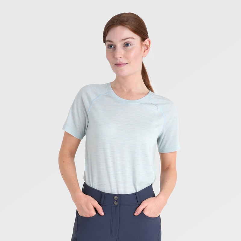 Polo Da Concorso Maniche Corte Donna Hugette 160 Merino Blend