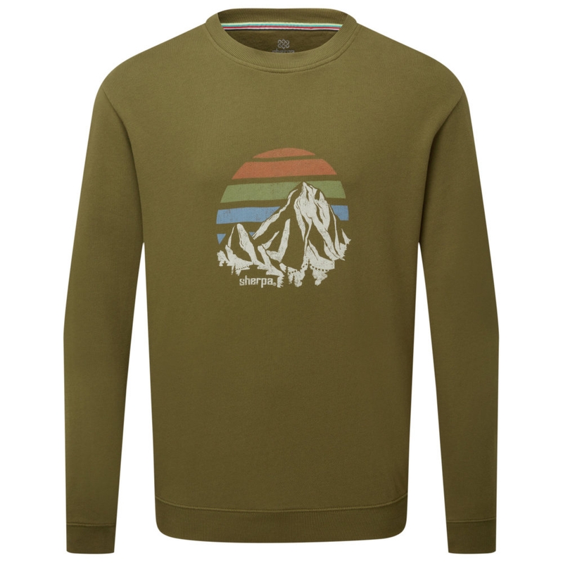 Felpa pile Uomo Pokhara Sunset Crew