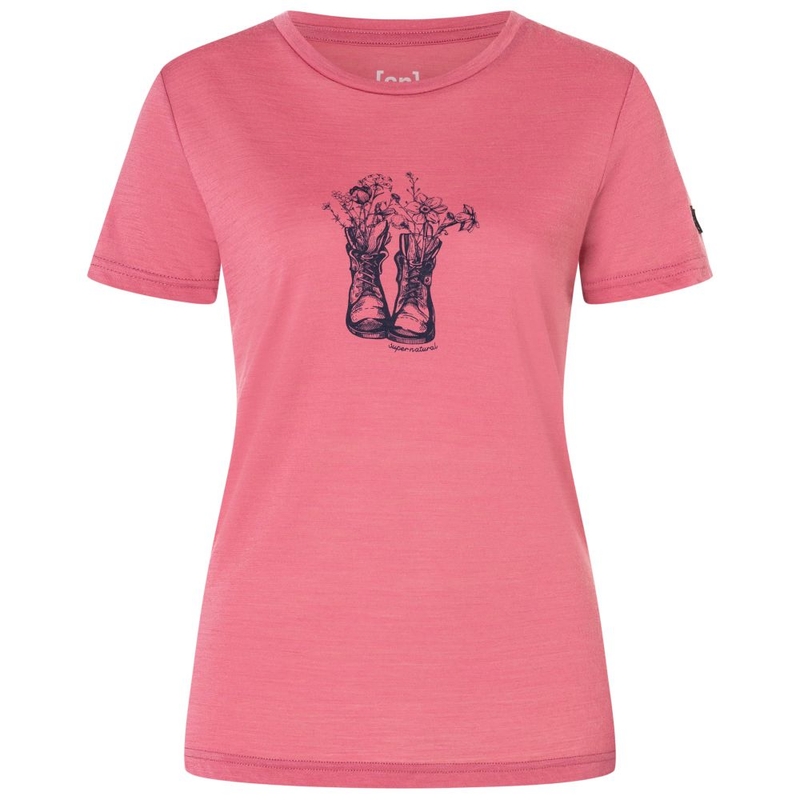 T-shirt maniche corte Donna Flower Boots