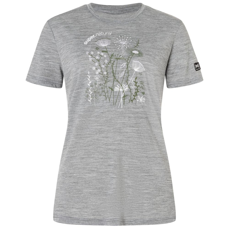 T-shirt maniche corte Donna Rock Flowers