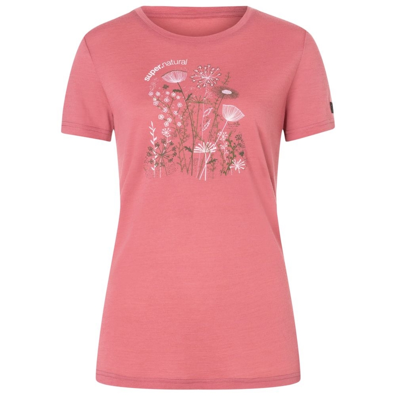 T-shirt maniche corte Donna Rock Flowers