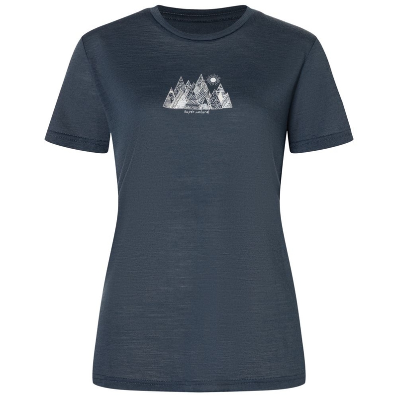 T-shirt maniche corte Donna Top Mountain Art