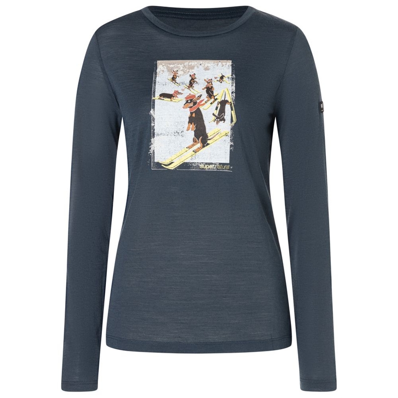 T-shirt maniche lunghe Donna Dachshund Party