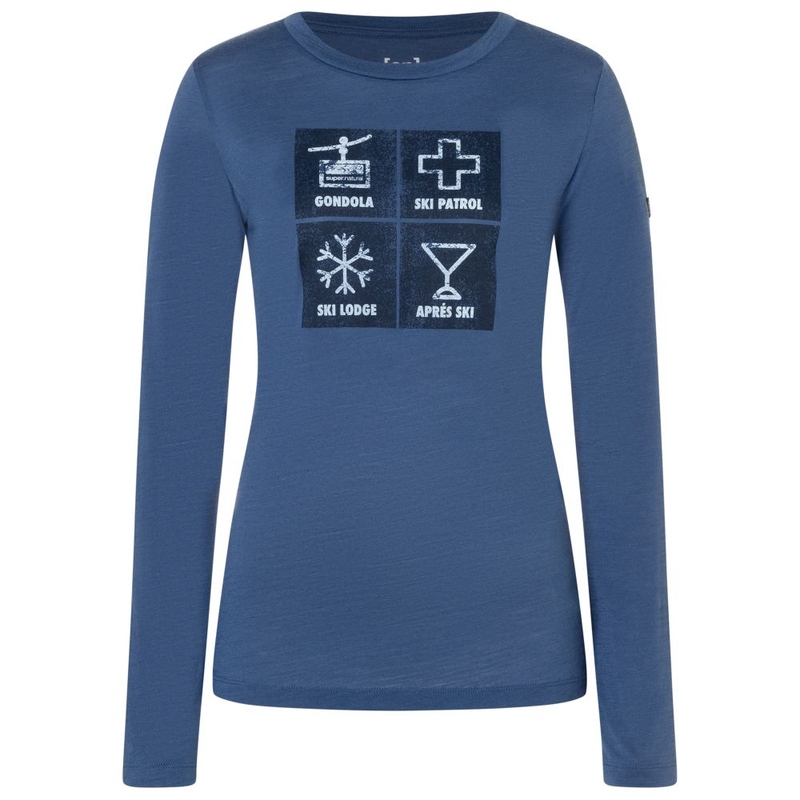 T-shirt maniche lunghe Donna Swiss Lodge