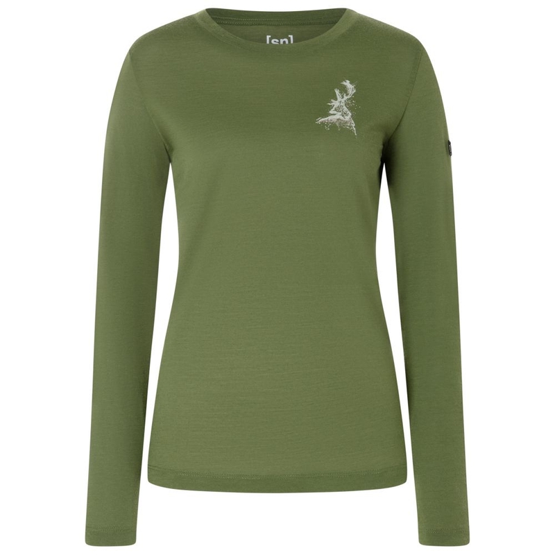 T-shirt maniche lunghe Donna Charming Deer
