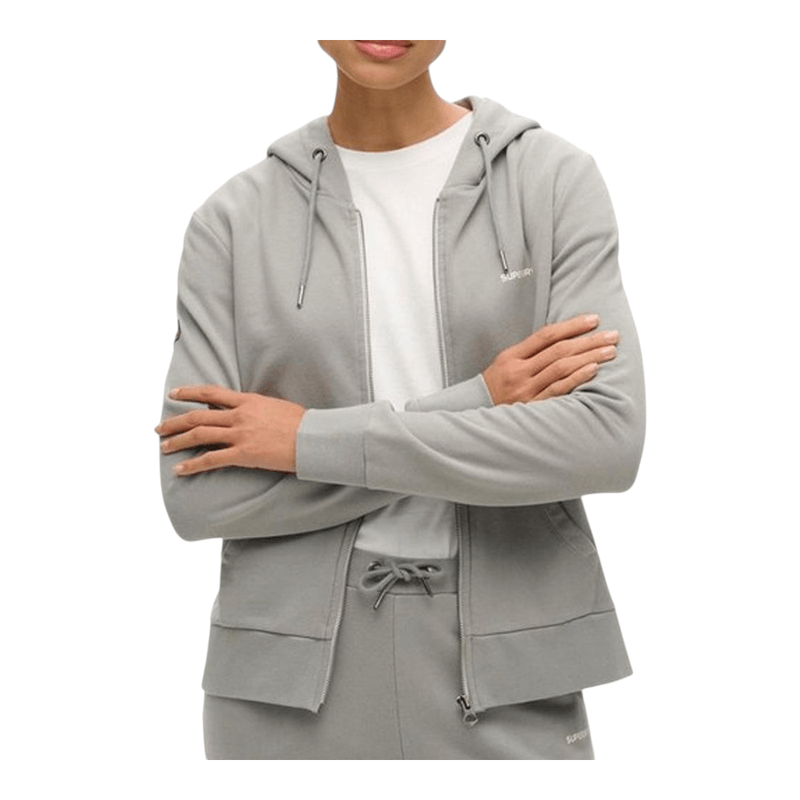 Felpa con cappuccio Donna Plain Zip Hood