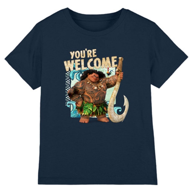 T-shirt maniche corte Bambina Moana Maui You'Re Welcome