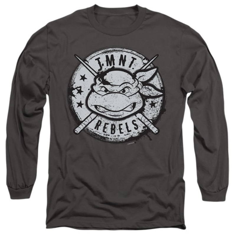 T-shirt maniche lunghe Uomo Tmnt/Rebels Distressed Logo