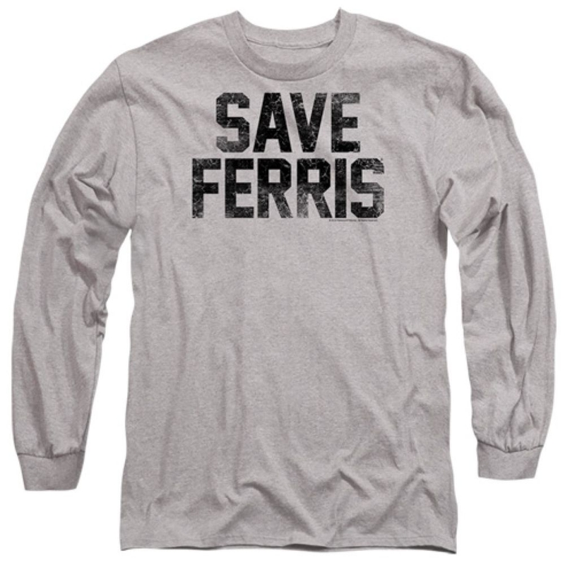 T-shirt maniche lunghe Uomo Ferris Bueller/Save Ferris