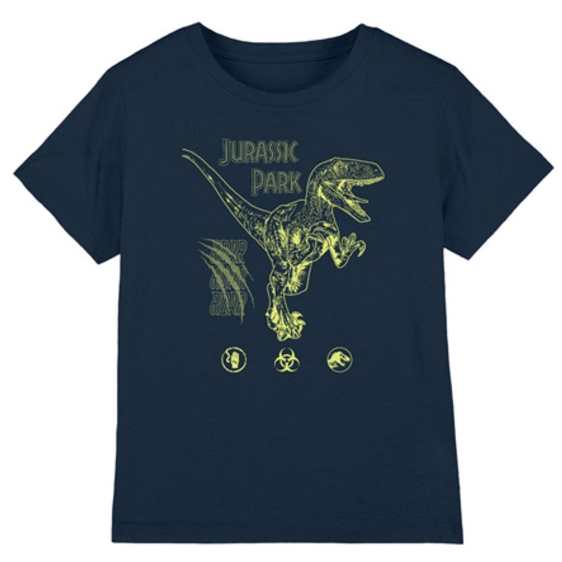 T-shirt maniche corte Bambino Jurassic Park Roar