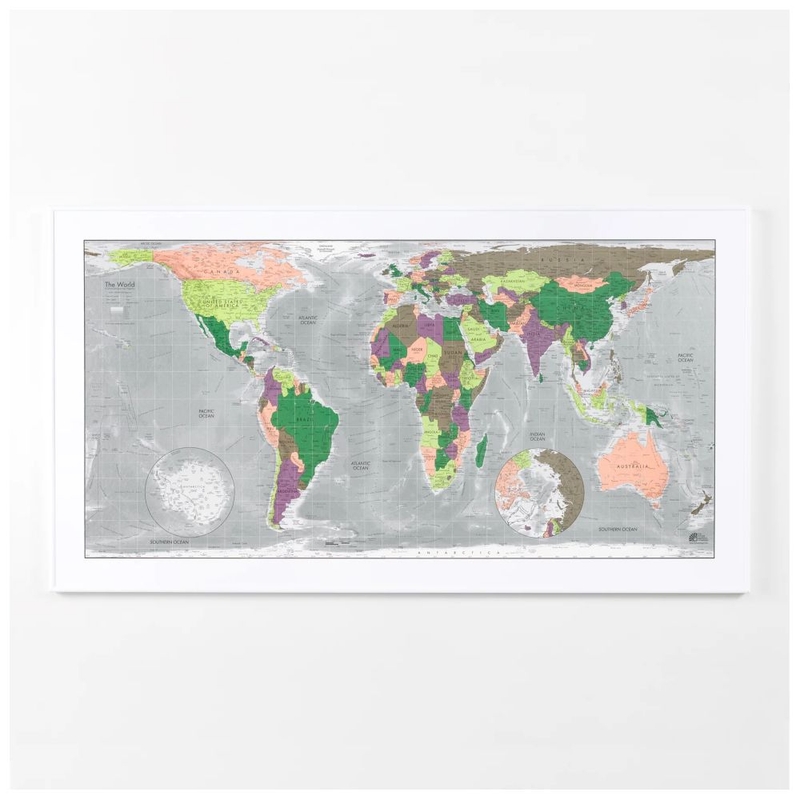 Decorazione interni  FutureMap 20 World Map