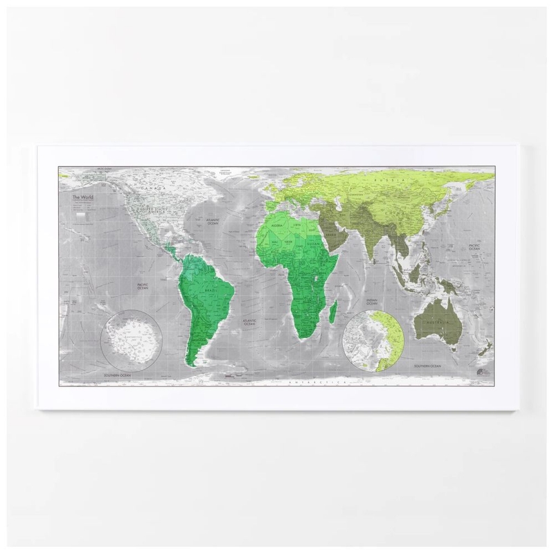 Decorazione interni  Paper World Map 1