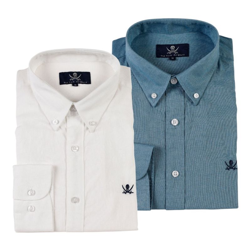 Camicia Uomo Linen x2