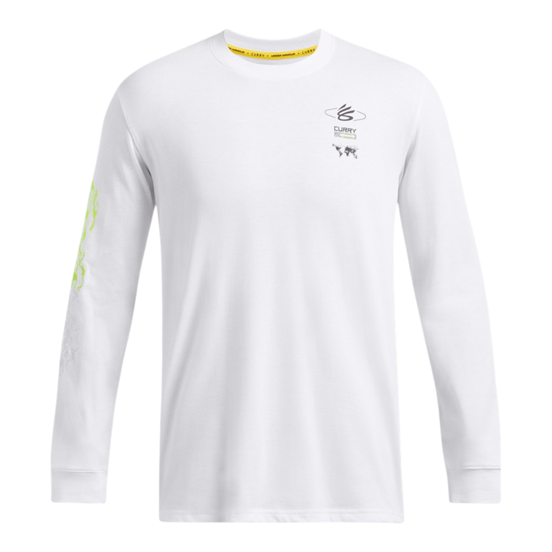 T-shirt maniche lunghe Uomo Curry HW Verbiage