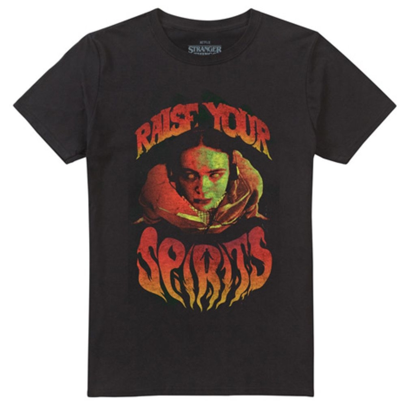 T-shirt maniche corte Stranger Things Raise Your Spirits
