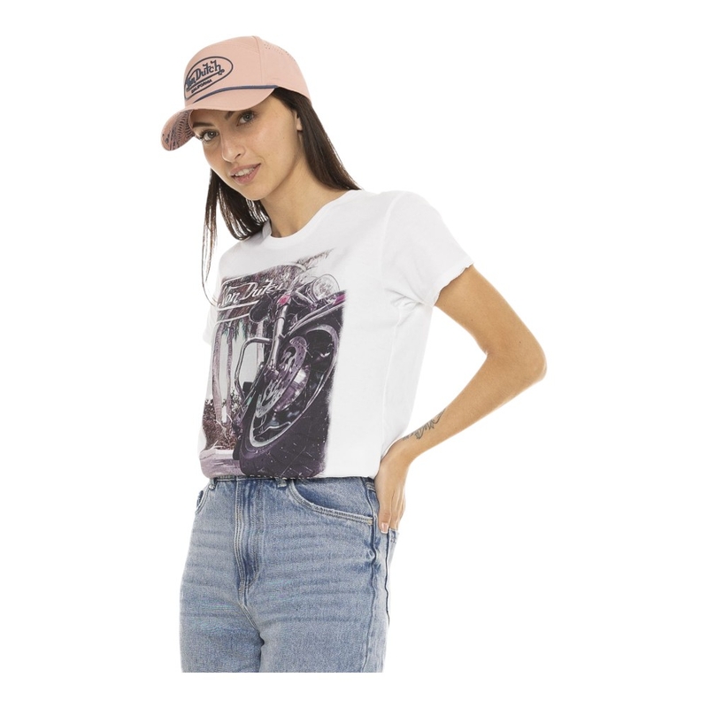 T-shirt maniche corte Donna Moto