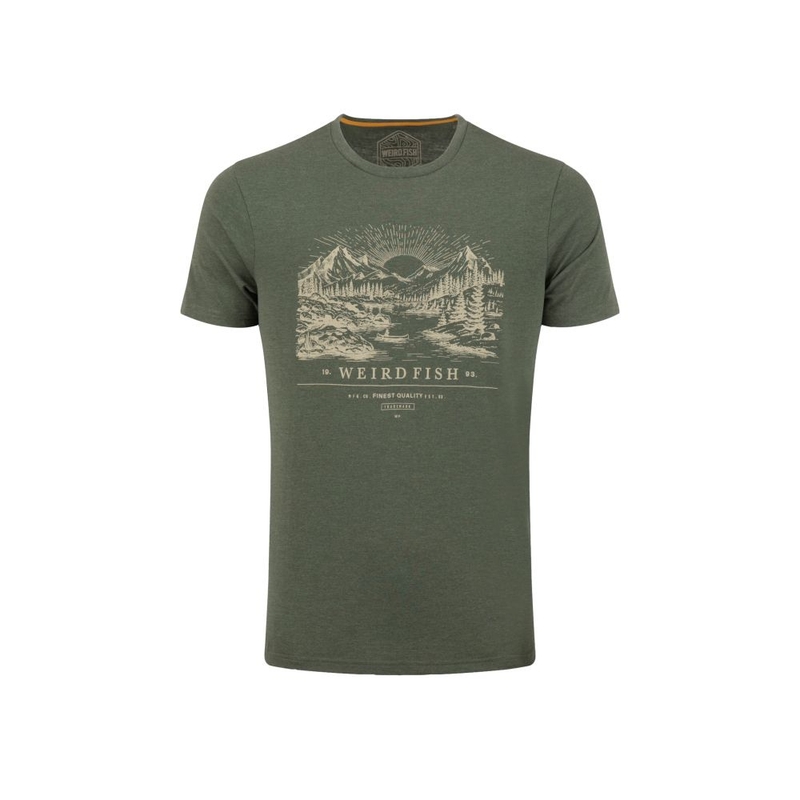 T-shirt maniche corte Uomo Sunrise Front Print Graphic