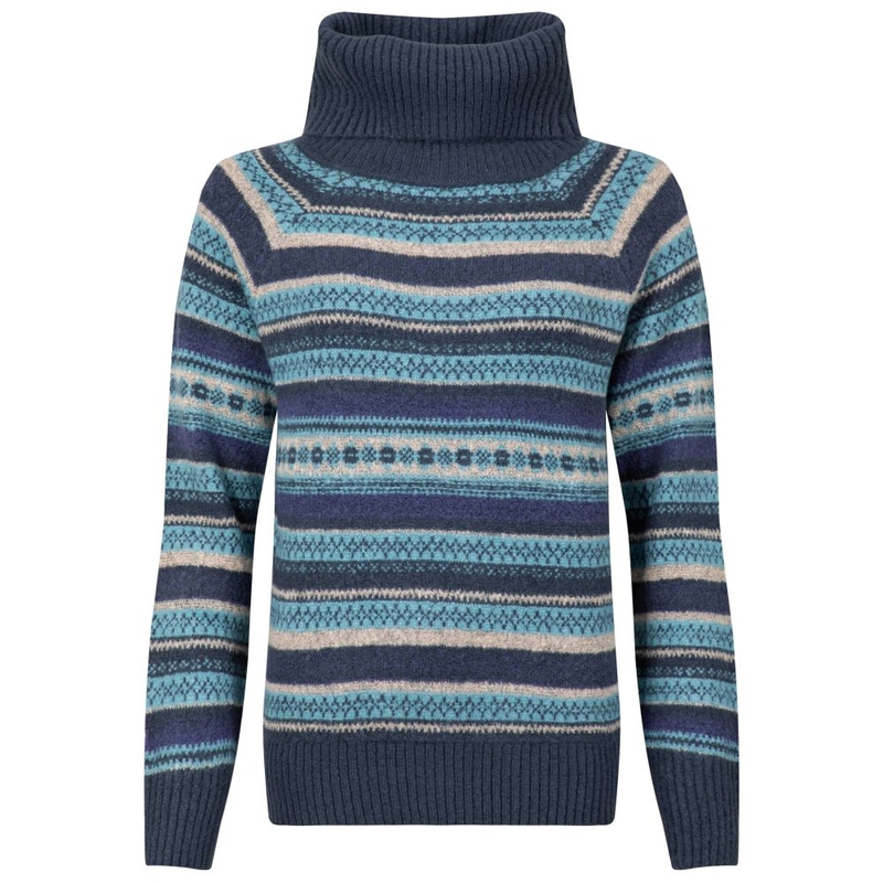 Maglione Donna Annecy Fair Isle Roll Neck