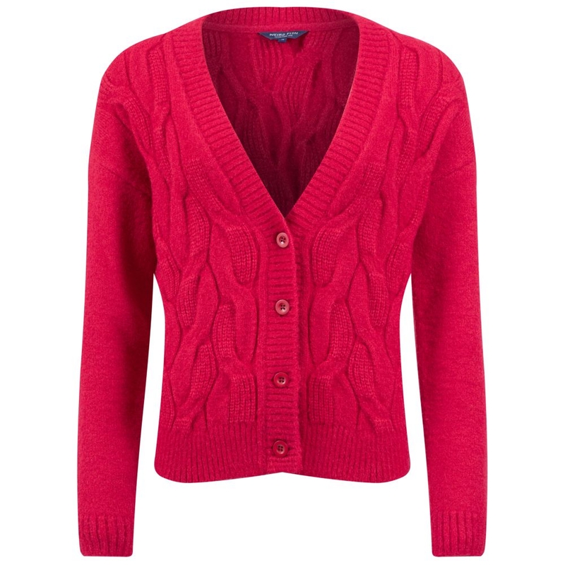 Cardigan Donna Rhona Super Soft Cable Knit