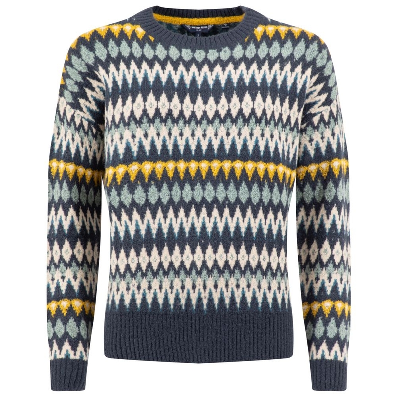 Maglione Donna Ella Fair Isle Crew Neck