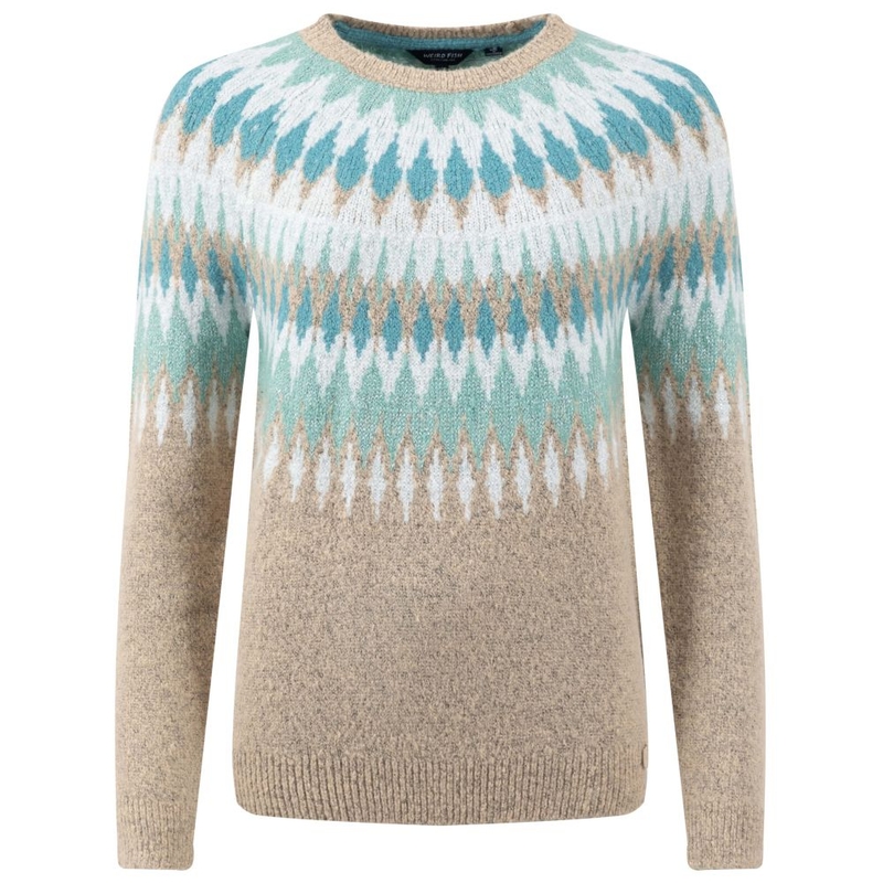 Maglione Donna Kelli Fair Isle Sparkle Knitted