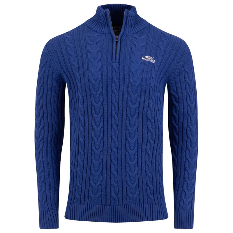 Maglione Uomo Heath 1/4 Zip Cable Knit