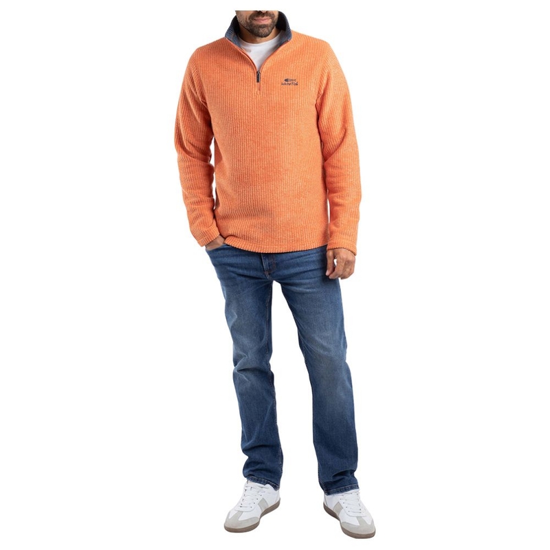 Felpa pile Uomo Newark 1/4 Zip Grid