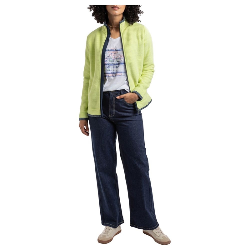 Felpa pile Donna Ariana Full Zip Grid