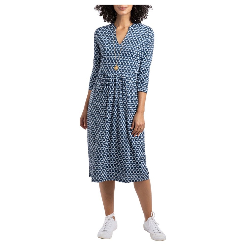 Abito Donna Isolde Printed Jersey Midi