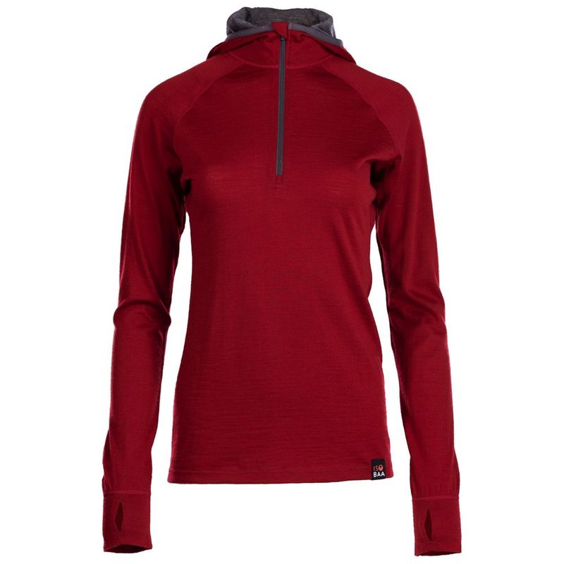 Felpa con cappuccio Donna Merino 200