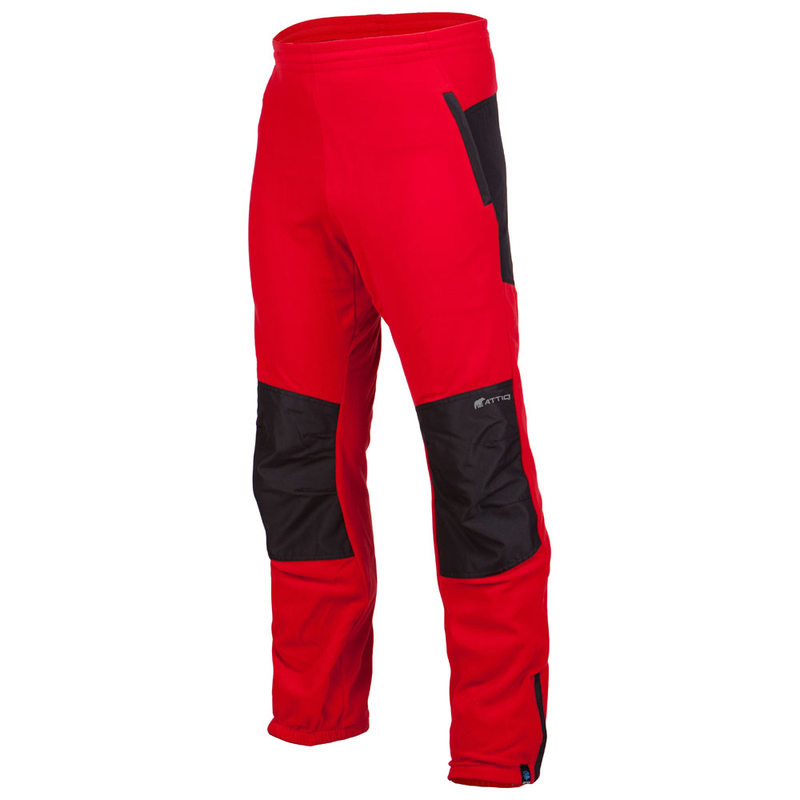 Attiq Mens Thermal Polar Trousers Red Size L