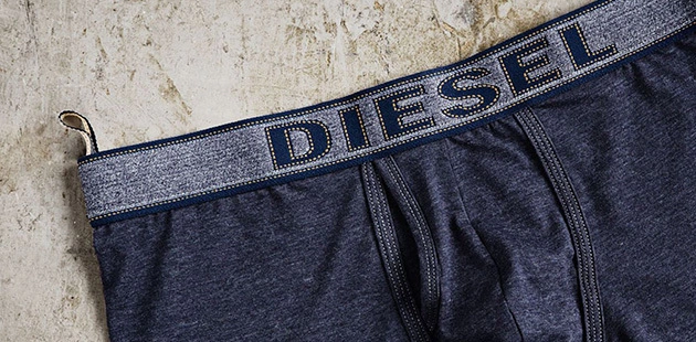 Diesel men's dirck essentials boxer trunk