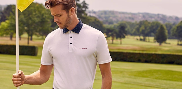 Ted baker golf polo online