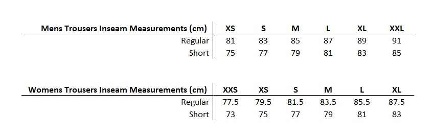 Klattermusen Size Guide