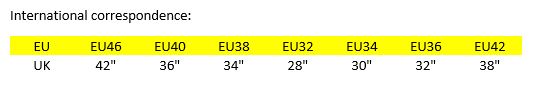 adidas bag size chart