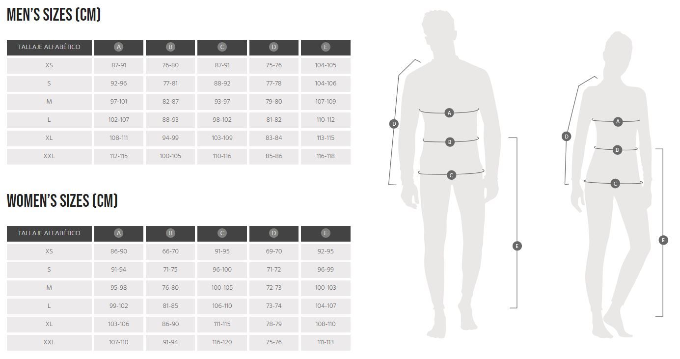 Altus Size Guide