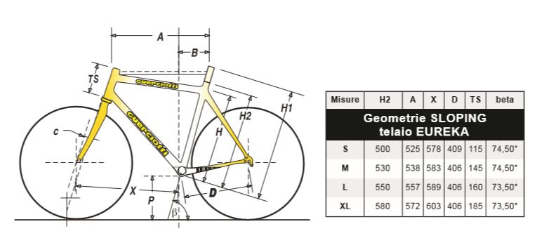 Guerciotti Size Guide