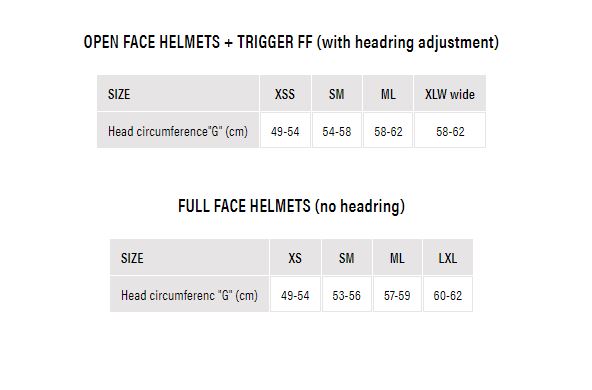 IXS Size Guide