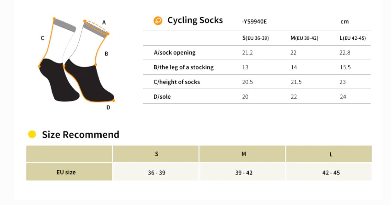 Sock Size Guide