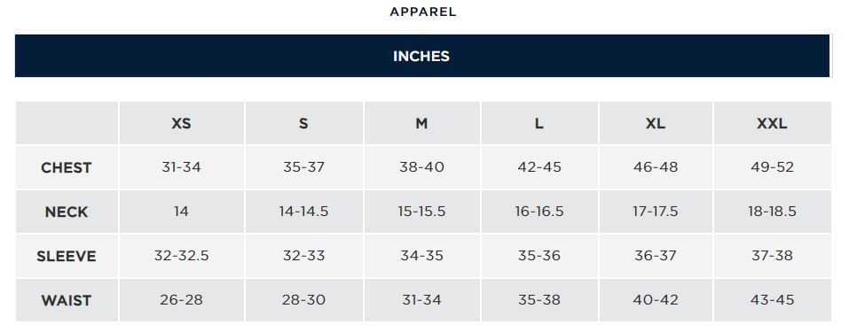 Ralph Lauren Size Guide
