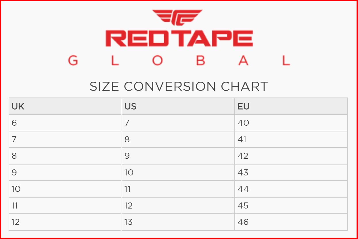 Red Tape Size Guide