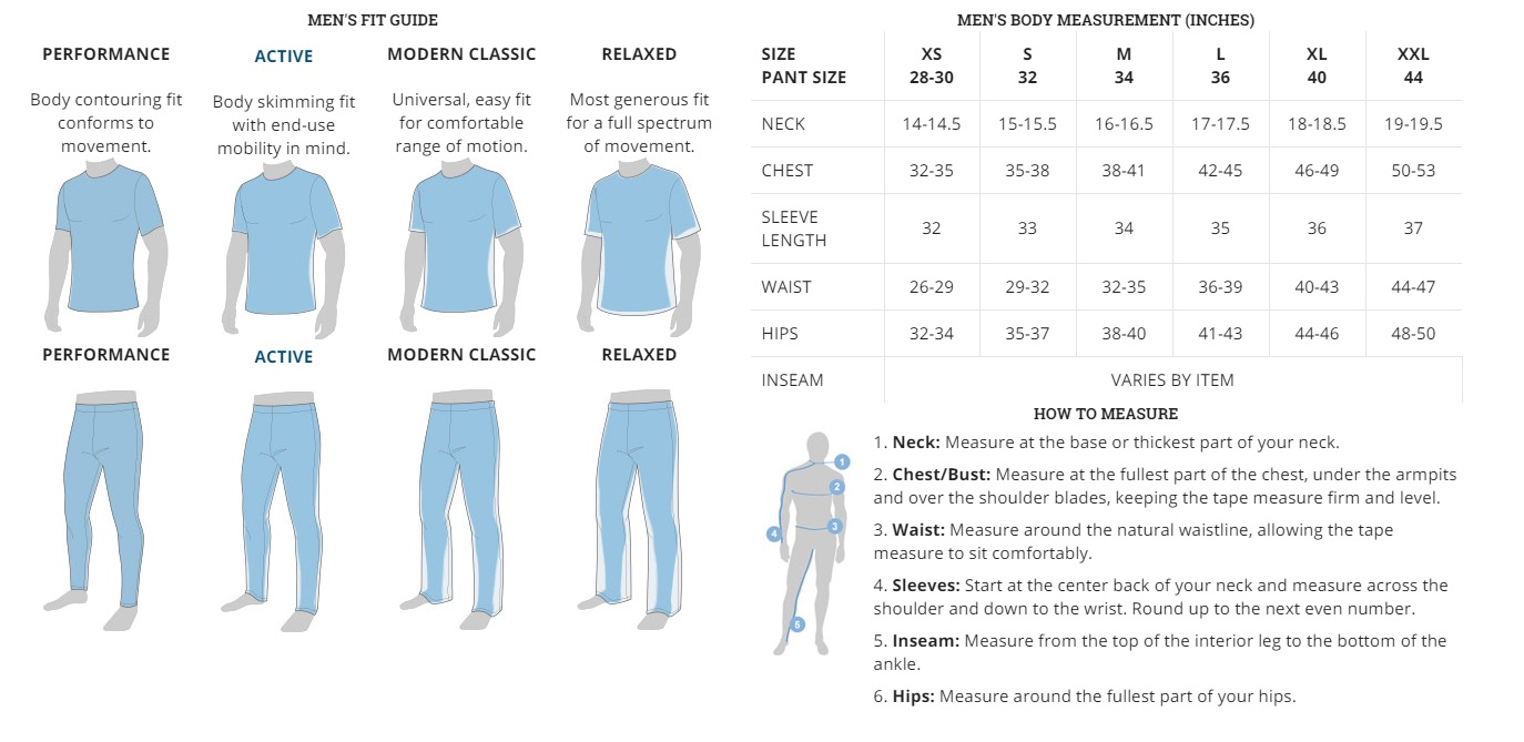 Men's Size Guide | Find the perfect fit | ASKET