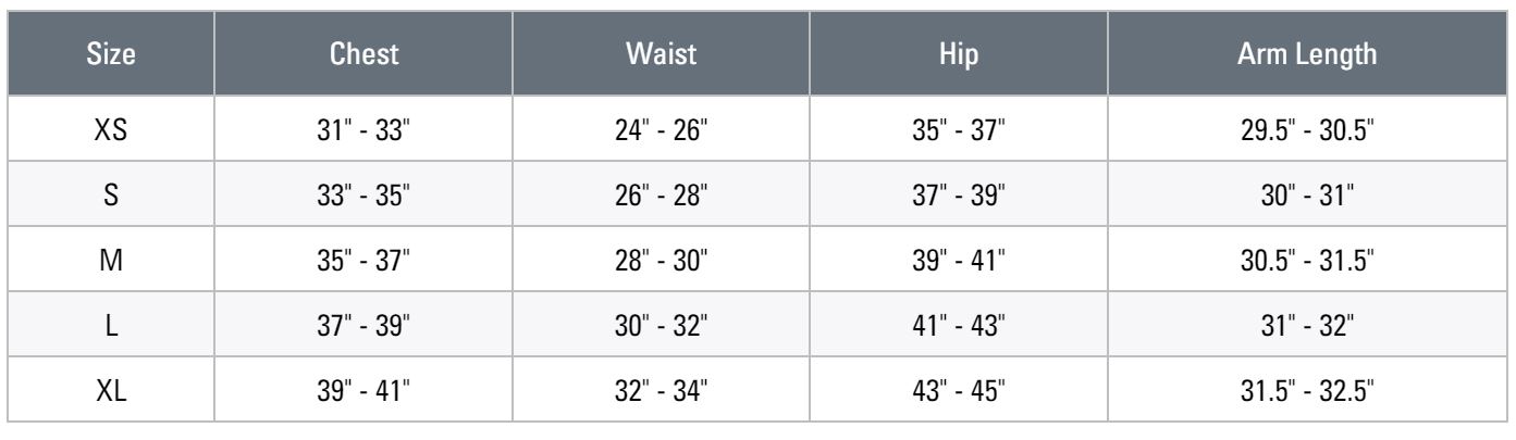 Duer Size Guide