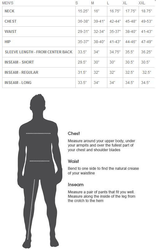 Eira Size Guide