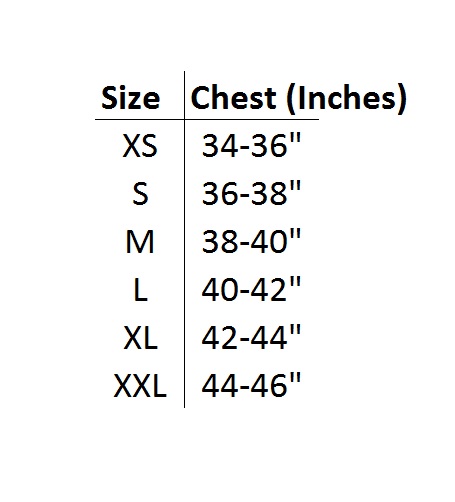 Mambo Size Guide