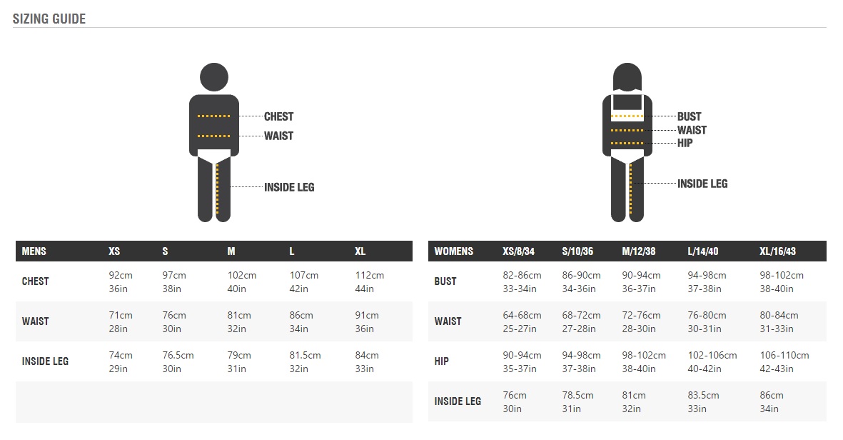 Moon Climbing Size Guide
