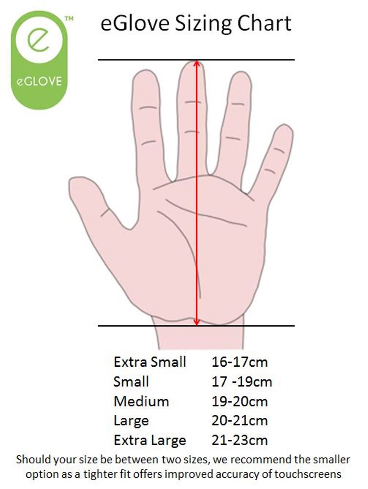 e-Glove Size Guide