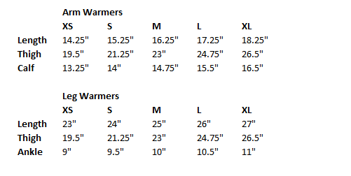 Tactic Size Guide