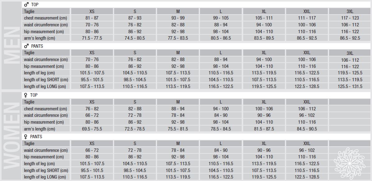 R'Adys Size Guide